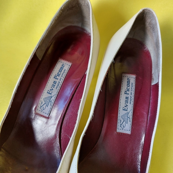 Vintage Woman Shoes Evan-Picone All Leather Made in Spain Size 8 N - Picture 11 of 11
